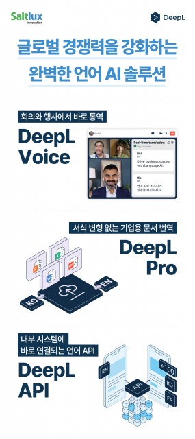 솔트룩스이노베이션, 2026 AI EXPO서 DeepL Voice 제품군으로 실시간 통번역 혁신 선도
